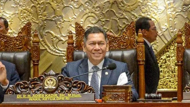 Adies Kadir dinonaktifkan sebagai Anggota DPR RI.dari Partai Golkar
