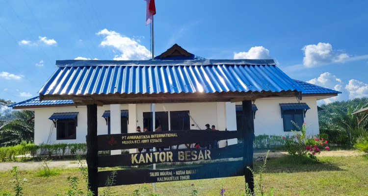 Kantor Besar PT Anekareksa International (ARI) Di Kampung Bentas Kecamatan Siluq Ngurai Kutai Barat, (Foto Istimewa), Kamis (04/09/2025)