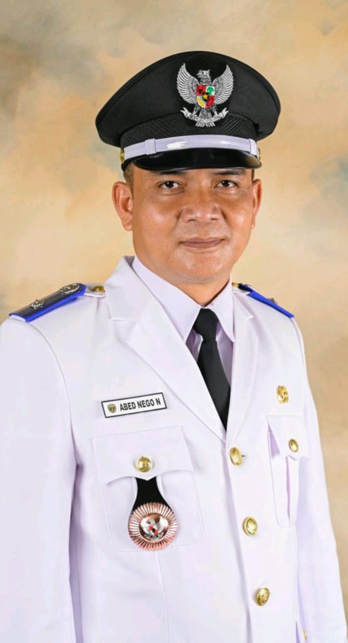 Petinggi Kampung Bentas, Abet Nego, saat memberikan keterangan terkait laporan dugaan pelanggaran HGU dan konflik lahan yang diajukan ke Dewan Perwakilan Rakyat Republik Indonesia (DPR RI).